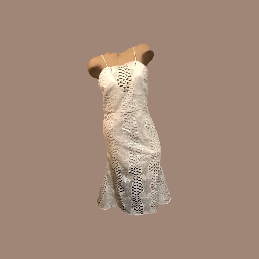 Endless Rose white Lace Boho NWT NEW LARGE - Picture 2 of 4